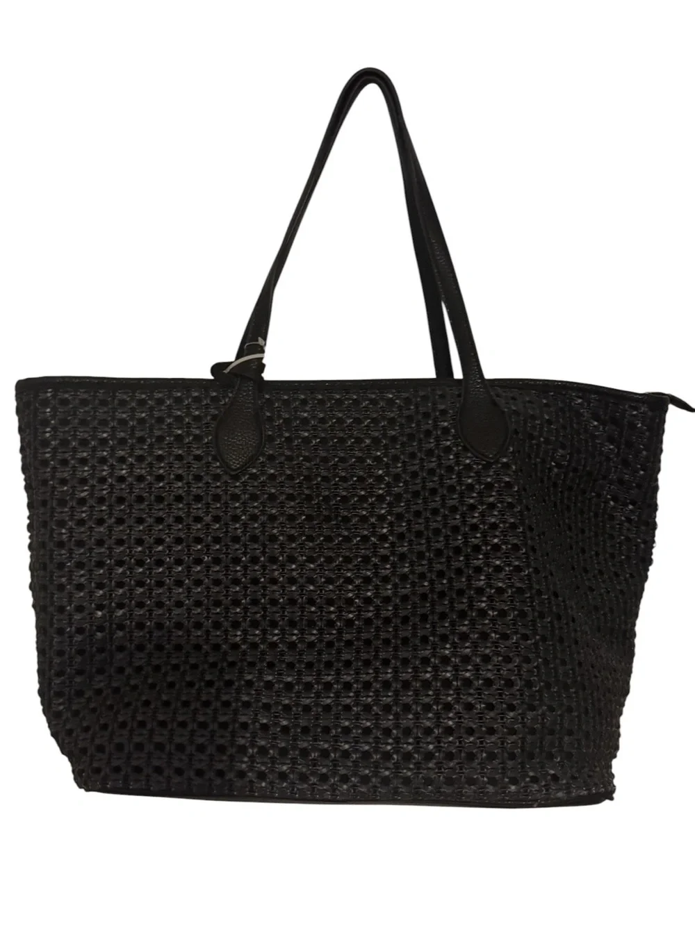 NWT Steve Madden Black BLYLAH Tote w/Matching Wristlet & Tassel - Picture 10 of 12